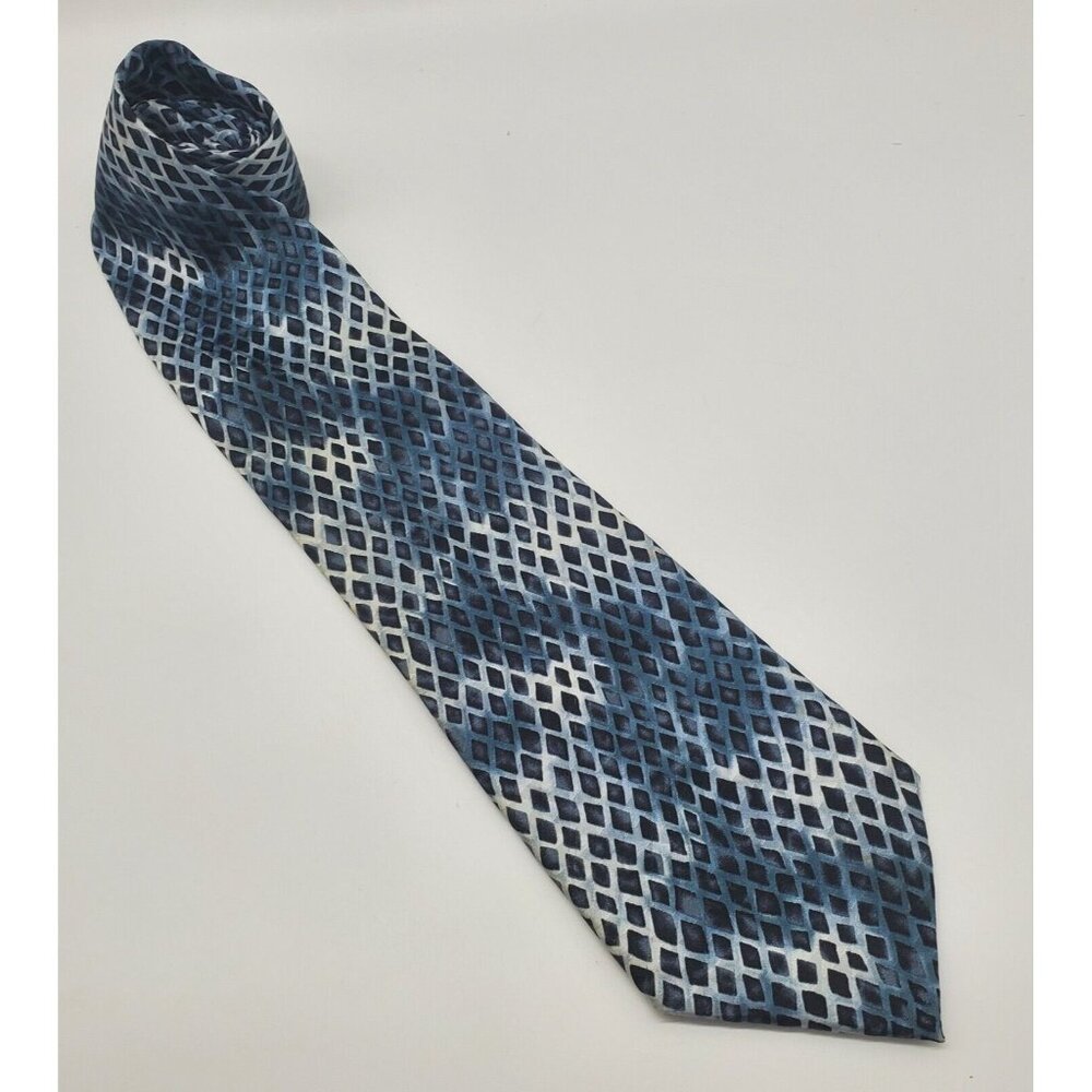 Vinage Mens Silk Designer Tie THE NATURE CONSERVATORY Tie Triggerfish Fishing